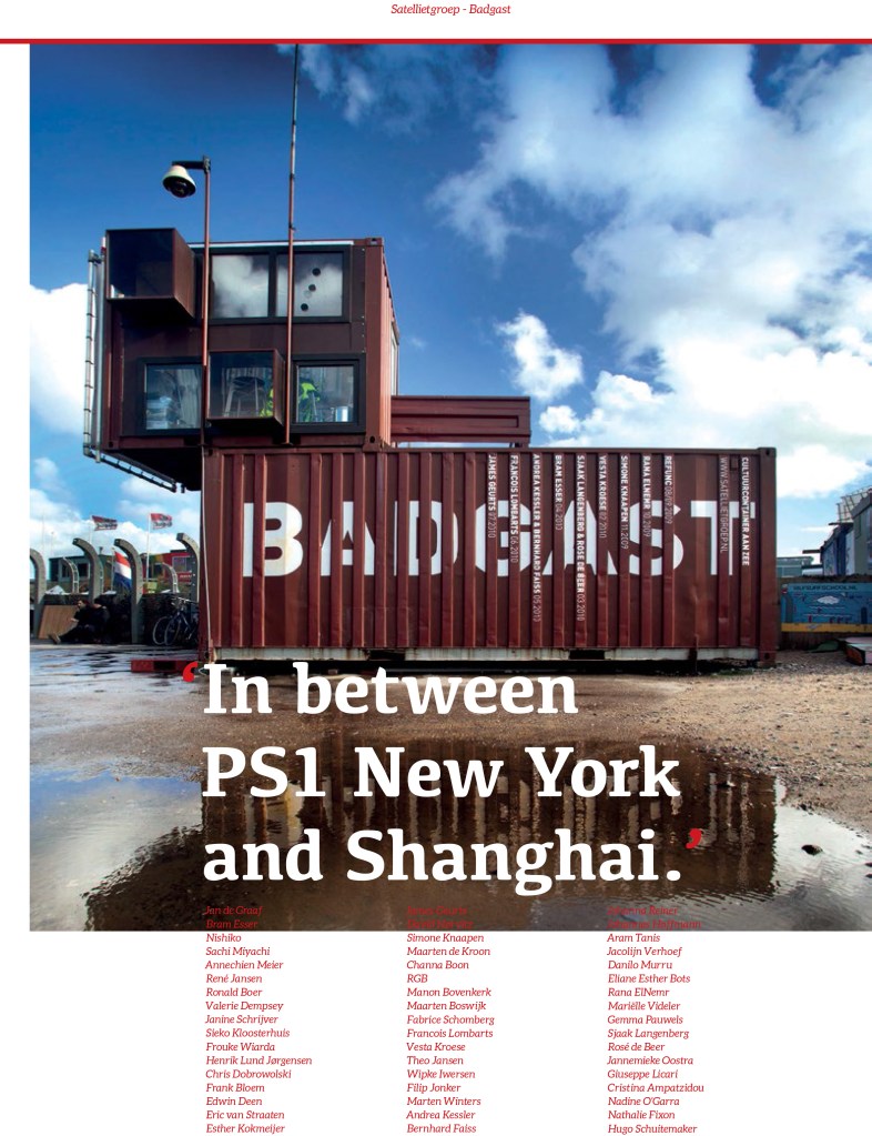 To whom belongs the sea?
Badgast, artist-in-residency programs, Scheveningen 2009-2014