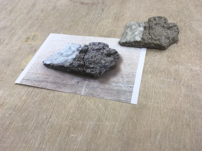 fossil fragments | ceramic shards