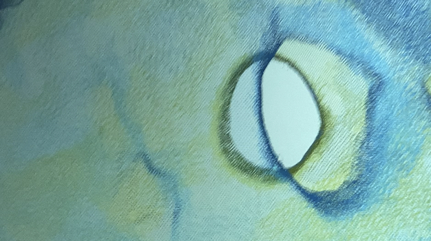 3-d scan of spinning whorl, special thanks to artist Carl Boutard, fellow resident at ekwc, 2021.