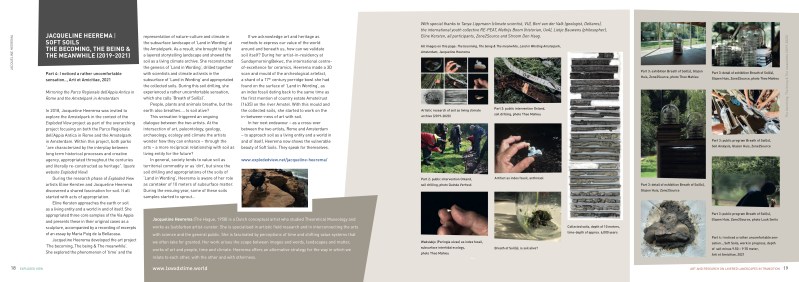 Soft Soils, essay for Exploded View publication CLUE+/VU, 2021